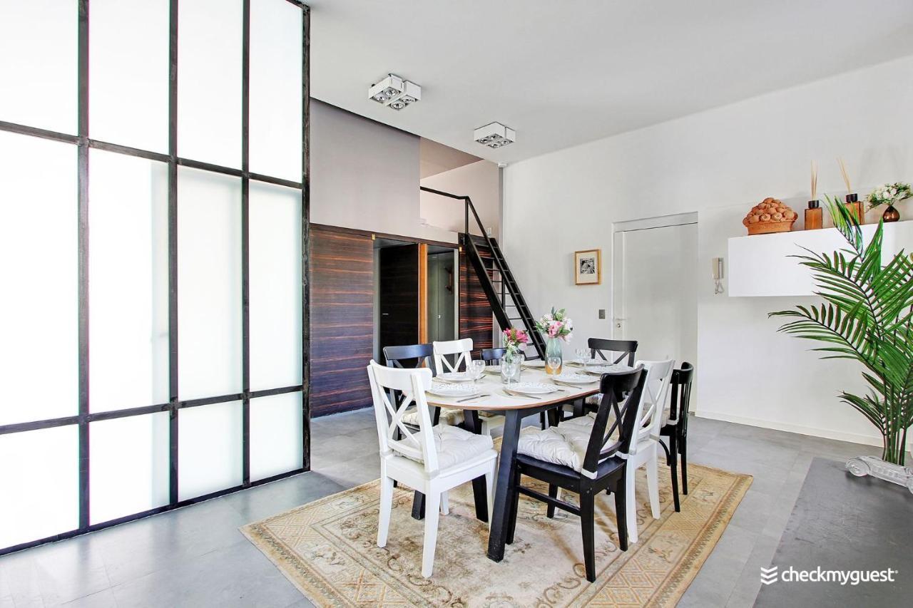 Ferienwohnung Superbe Loft 2Br - Buttes Chaumont Paris Exterior foto