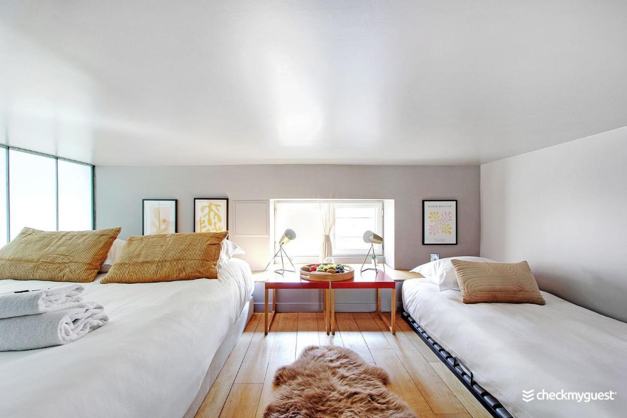 Ferienwohnung Superbe Loft 2Br - Buttes Chaumont Paris Exterior foto